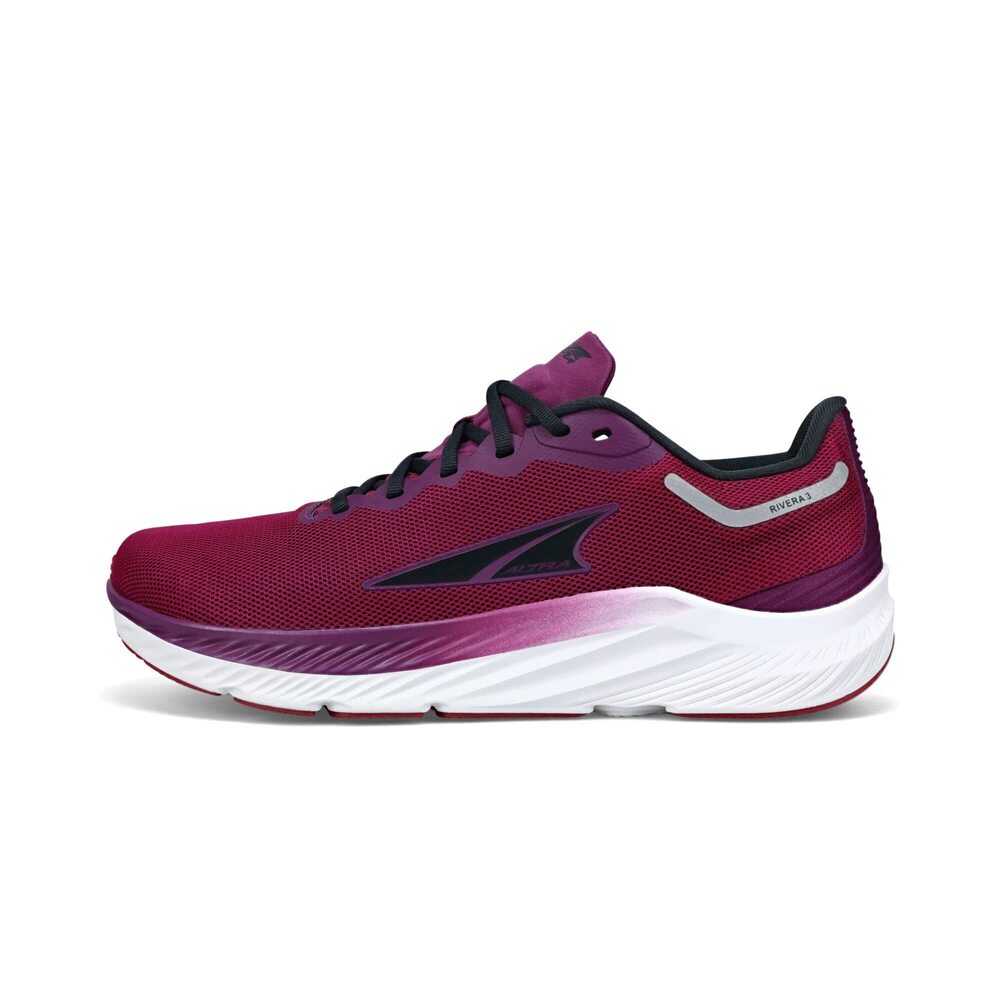 ALTRA WOMEN'S AL0A7R7N RIVERA 3 ROAD RUNNING SHOE, BLACK/PURPLE - 7 M US